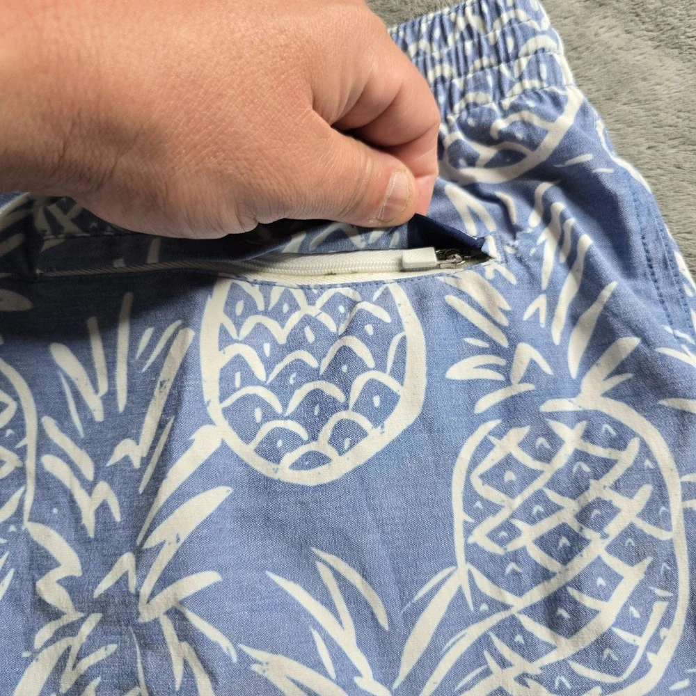 Chubbies The Thigh Napples Swim Trunks Mens Size XL Blue 7